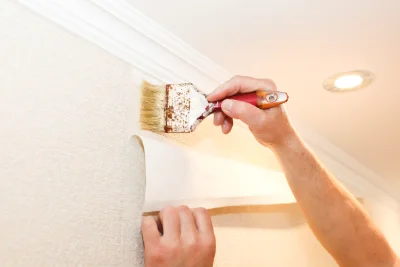 Pose de papier peint à Saint-Pathus — revêtements muraux et toiles de verre